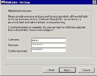 Установка WinRoute