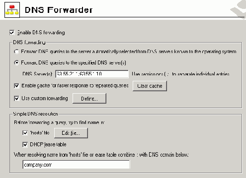Настройка DNS Форвардера